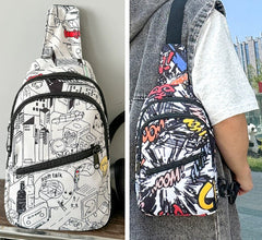 (233) Graffiti Crossbody Bag (2 Styles)