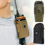 (249) Durable Oxford Fabric Walkie Talkie Radio Holder Pouch Case (3 Colours)