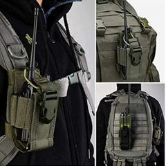 (250) Durable Oxford Fabric Walkie Talkie Radio Holder Pouch Case (4 Colours)