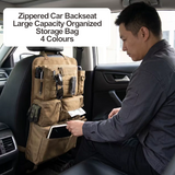 (259) Durable Zippered Car Backseat Large Capacity Organized Storage Bag (4 Colours)