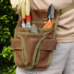 (260) Heavy Duty Canvas Handy Garden Tool Adjustable Waist Belt (3 Colours)