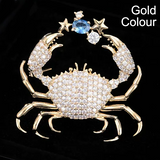 Fashion Accessories (05) (06) Brooch Corsage Lapel Pin Crystal Crab