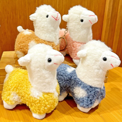 Accessories (114) Mini Plush Soft Toy Bag Acc Alpaca (4 Colours)