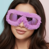 Accessories (176) Fluffy Plush Fancy Party Sunglasses (8 Colours)