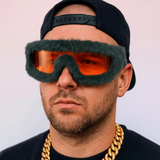 Accessories (176) Fluffy Plush Fancy Party Sunglasses (8 Colours)