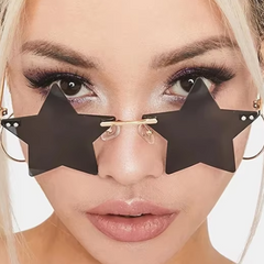 Accessories (177) Frameless Star Shaped Sunglasses (6 Colours)