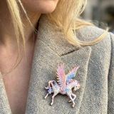 Accessories (17) Brooch Corsage Lapel Pin Pegasus