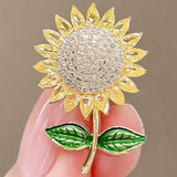 Accessories (18) Brooch Corsage Lapel Pin Sunflower