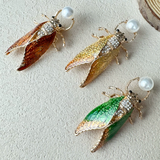 Accessories (19) Brooch Corsage Lapel Pin Insect Cicada