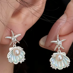 Accessories (23) Stud Earrings Pearl & Shell