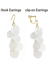 Accessories (29) (30) Hook or Clip-on Earrings Artificial Shell Drop