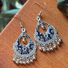 Accessories (39) Hook Earrings Chinese Yunnan Ethnic Chandelier