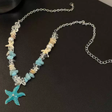 Accessories (55) Necklace Blue Tone Starfish