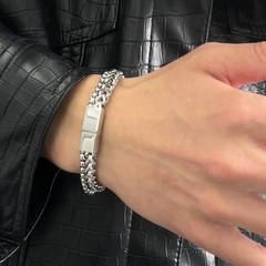 Accessories (70) Metal Bracelet for Men 19cm, 21cm