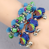 Accessories (88) Chinese Yunnan Ethic Beaded Bracelet Fish