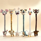 Bag Charms (179) Long Neck Tribe Chinese Zodiac Fluffy Soft Toy (12 Styles)