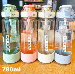 Dodge Tritan Water Bottle with straw 780ml (4 Colours)