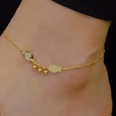 Accessories (141) Adjustable Ankle Bracelet Double Fish