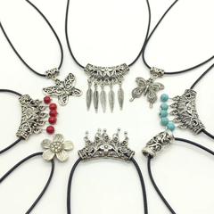 Accessories (137) Black Silver Colour Alloy Necklace