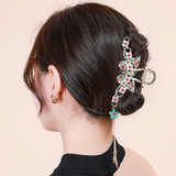 Hair Accessories (158) Hallowed Butterfly Floral Flowers Hair Claw Hairclip with Tassel