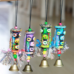Handmade Home Decor Hanging Trinket Face Wind Crime with Tassel (4 Colours)