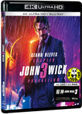 John Wick Chapter Three: Parabellum 4K UHD + Blu-Ray (2019) 殺神John Wick 3 (Hong Kong Version)
