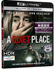 A Quiet Place 4K UHD + Blu-Ray (2018) 無聲絕境 (Hong Kong Version)