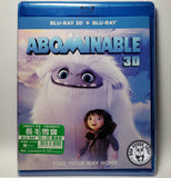 Abominable 2D + 3D Blu-Ray (2019) 長毛雪寶 (Region Free) (Hong Kong Version)