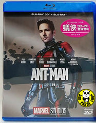 Ant-Man 蟻俠 2D + 3D Blu-Ray (2015) (Region Free) (Hong Kong Version)