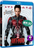 Ant-Man 蟻俠 3D Blu-Ray (2015) (Region Free) (Hong Kong Version)