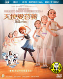 Ballerina 天使愛芭蕾 2D + 3D Blu-ray (2016) (Region A) (Hong Kong Version) French Animation aka Leap!