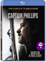 Captain Phillips Blu-Ray (2013) (Region A) (Hong Kong Version) (Mastered in 4K)