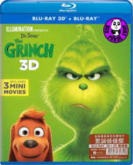 Dr. Seuss’ The Grinch 2D + 3D Blu-Ray (2018) 聖誕怪怪傑 (Region A) (Hong Kong Version)