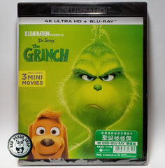 Dr. Seuss’ The Grinch 4K UHD + Blu-Ray (2018) 聖誕怪怪傑 (Hong Kong Version)