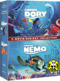 Finding Nemo, Finding Dory 海底奇兵1+2套裝 Blu-ray (2003-2016) (Region A) (Hong Kong Version) 2 Movie Collection Boxset