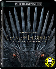 Game Of Thrones TV series Complete Season 8 4K UHD (2019) 權力遊戲 (第八季) (Region A) (Hong Kong Version) 3 Discs