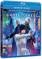 Ghost In The Shell 攻殼機動隊 2D + 3D Blu-Ray (2017) (Region A) (Hong Kong Version) Live Action Movie