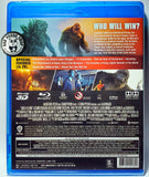 Godzilla vs. Kong 2D + 3D Blu-ray (2021) 哥斯拉大戰金剛 (Region Free) (Hong Kong Version)