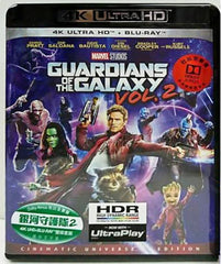 Guardians of the Galaxy vol 2 銀河守護隊2 4K UHD + Blu-Ray (2017) (Hong Kong Version)