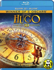 Hugo 2D + 3D Blu-Ray (2012) (Region Free) (Hong Kong Version)