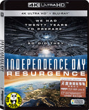 Independence Day: Resurgence 天煞地球反擊戰: 復甦紀元 4K UHD + Blu-Ray (2016) (Hong Kong Version)