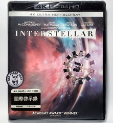 Interstellar 星際啟示錄 4K UHD + Blu-Ray (2014) (Hong Kong Version)