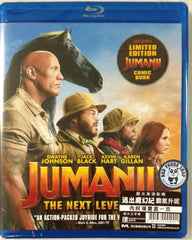 Jumanji: The Next Level Blu-ray (2019) 逃出魔幻紀: 霸氣升呢 (Region Free) (Hong Kong Version) with a comic book 首批附漫畫書