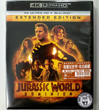 Jurassic World Dominion (2022) 侏羅紀世界: 統治霸權 4K UHD + Blu-Ray (Hong Kong Version)