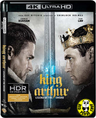 King Arthur Legend Of The Sword 神劍亞瑟王 4K UHD + Blu-Ray (2017) (Hong Kong Version)