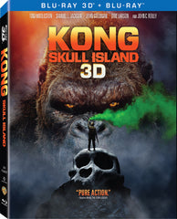 Kong: Skull Island 金剛: 骷髏島‬ 2D + 3D Blu-Ray (2017) (Region A) (Hong Kong Version)
