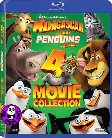 Madagascar and penguins of hot sale madagascar 4 movie collection dvd