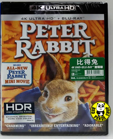 Bad Panda Shop — Peter Rabbit 比得兔 4K UHD + Blu-Ray (2018) (Hong Kong ...
