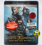 Pirates Of The Caribbean: Dead Men Tell No Tales 加勒比海盜: 惡靈啟航 4K UHD + Blu-Ray (2017) (Hong Kong Version)
