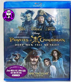 Pirates Of The Caribbean: Dead Men Tell No Tales 加勒比海盜: 惡靈啟航 Blu-Ray (2017) (Region A) (Hong Kong Version)